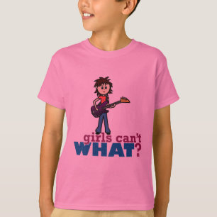 T-shirt Joueur de guitare de Girl Bass