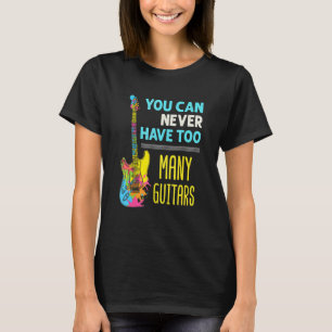 T-shirt Joueur de guitare Hoarder Basse électrique Trop de