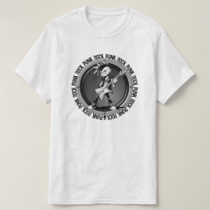 T-shirt Joueur de Guitare Rock Punk Musicien d'Art Classiq