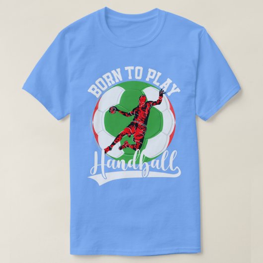 T-shirt Joueur de handball Circle Runtime Retour chambre 5 (Design devant)