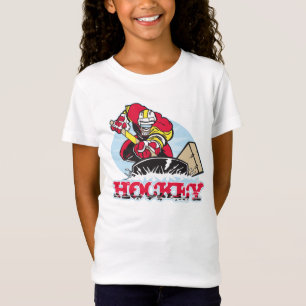 T-Shirt Joueur de hockey