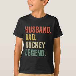 T-shirt Joueur de hockey amusant mari papa Hockey légende