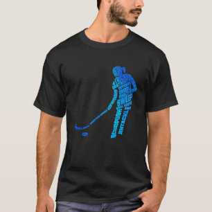 T-shirt Joueur de hockey de terrain de hockey de la Révolu