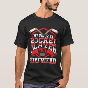 T-shirt Joueur de hockey sur glace préféré ami