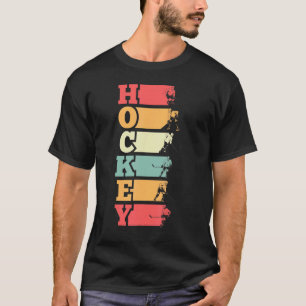 T-shirt Joueur de hockey sur glace vintage rétro Fan de sp