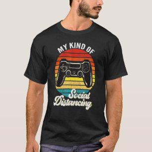 T-shirt Joueur de jeu vidéo Vintage rétro
