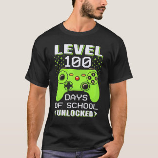 T-shirt Joueur de jeux vidéo élève 100e jour Enseignant 10