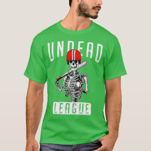 T-shirt Joueur de la Ligue de baseball des morts Halloween