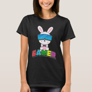 T-shirt Joueur de lapin de Pâques Rabbit Jour de Pâques Ga