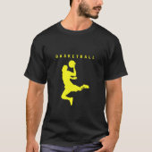 T-shirt Joueur De L'Équipe De Basketball Pour Enfants Bask (Devant)