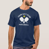 T-shirt Joueur de l'équipe de Pickleball Club personnalisé (Devant)