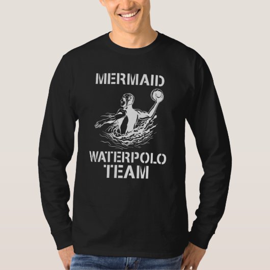 T-shirt Joueur de l'équipe de polo aquatique Mermaid (Devant)