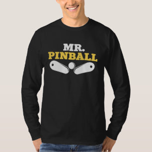 T-shirt Joueur de machine à sous Mr Pinball partenaire loo