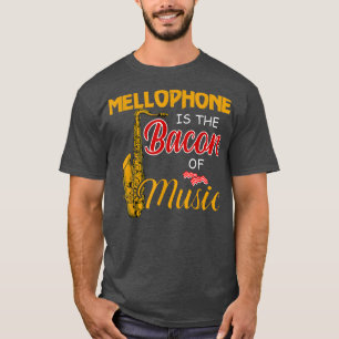 T-shirt Joueur de microphone Tee Mellophone est la balise