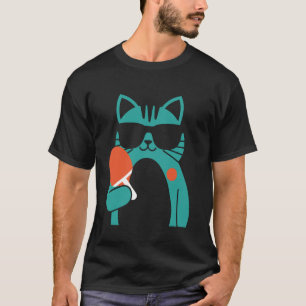 T-shirt Joueur de Ping Pong Félin - Tournoi de Sport de Je