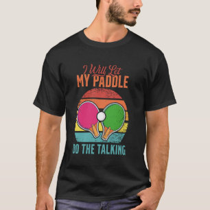 T-shirt Joueur de ping-pong félin - Tournoi de sport de je