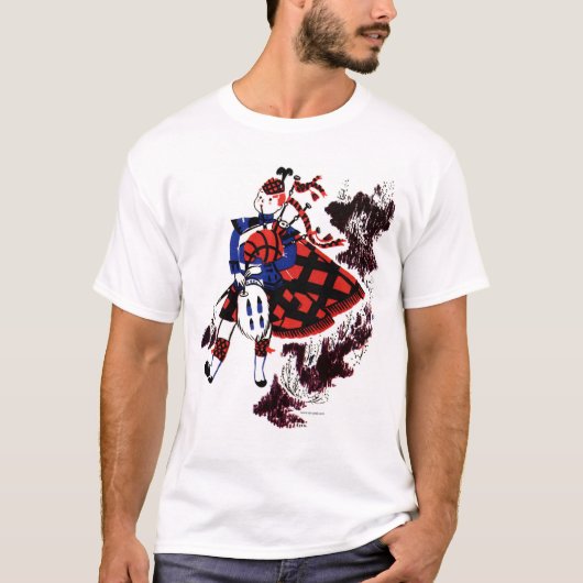 T-shirt Joueur de pipeau des montagnes (Devant)