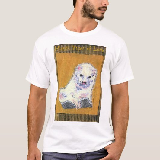 T-shirt Joueur de pipeau magique de l'amour (Devant)