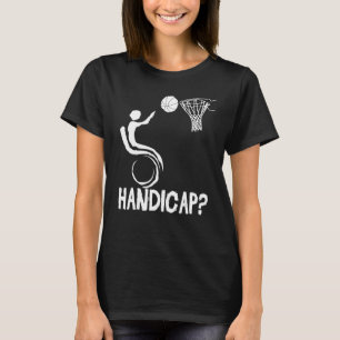 T-shirt Joueur de point Whellie Handicap fauteuil roulant 