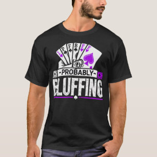 T-shirt Joueur de Poker Amateur de Poker Cartes de Jeu Pok