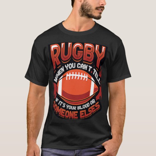T-shirt Joueur de rugby (Devant)