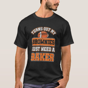 T-shirt Joueur de rugby Brownies Baker Team Jeu Uni
