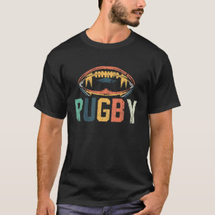 T-shirt Joueur de rugby vintage Retro - Graphique sportif