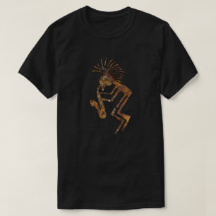 T-shirt Joueur de saxaphone Kokopelli Petroglyphe