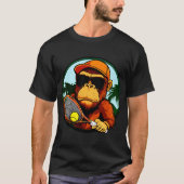 T-shirt joueur de singe (Devant)