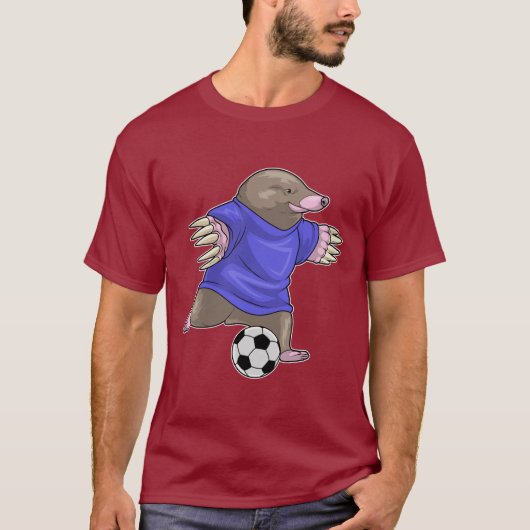 T-shirt Joueur de soccer Mole Soccer (Devant)