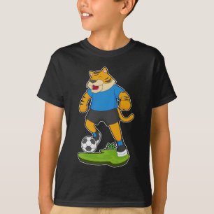 T-shirt Joueur de soccer Tiger Soccer