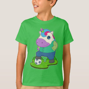 T-shirt Joueur de soccer Unicorn Soccer
