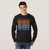 T-shirt Joueur de softball (Devant entier)