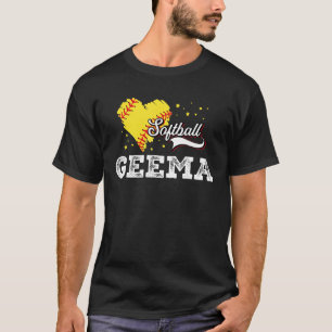 T-shirt Joueur de softball familial Geema Softball Mother 