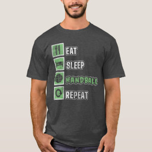 T-shirt Joueur de sport Objectif Handball de plage famille