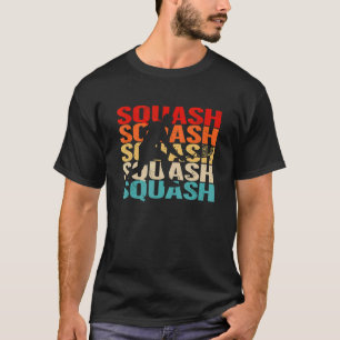 T-shirt Joueur de squash rétro Squash vintage pour hommes