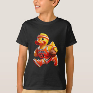 T-shirt Joueur de squelette de canard en caoutchouc Ducky