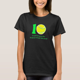 T-shirt Joueur de tennis 10 ans 2012 10e anniversaire