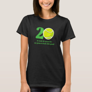 T-shirt Joueur de tennis 20 ans 2002 20e anniversaire