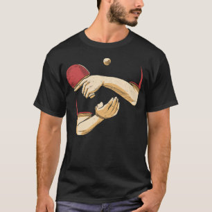 T-shirt Joueur de Tennis de Table