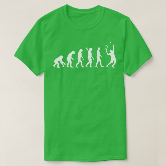 T-shirt Joueur de tennis Evolution (Design devant)