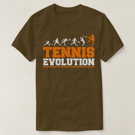 T-shirt Joueur de tennis Evolution (Design devant)