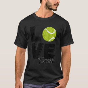 T-shirt Joueur de tennis I Love Tennis