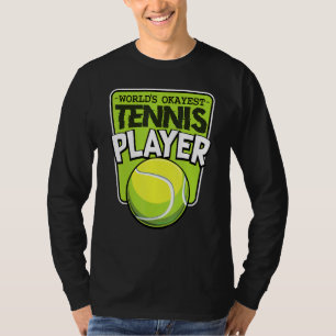 T-shirt Joueur de tennis Ironie Ball Retro Football entraî