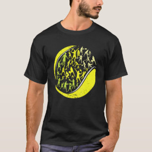 T-shirt Joueur De Tennis Positions I Tennis Balls Racket T