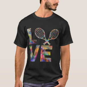 T-shirt Joueur de tennis Racket Sports, Saint Valentin Amo