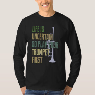 T-shirt Joueur de trompette de style rétro