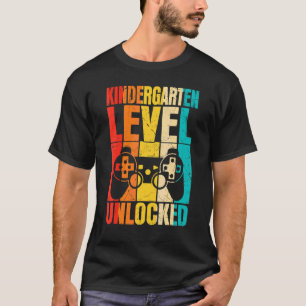 T-shirt Joueur de vidéo rétro niveau maternelle débloqué d