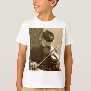 T-shirt Joueur de violon de la guerre de Sécession