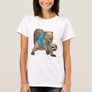 T-shirt Joueur de volley-ball Beaver
